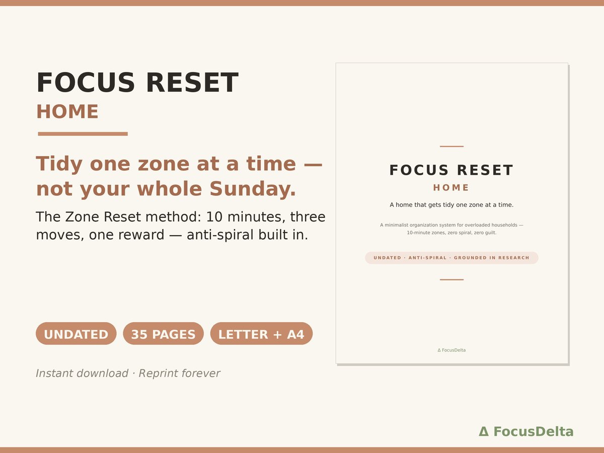 Terracotta Focus Reset Home kit